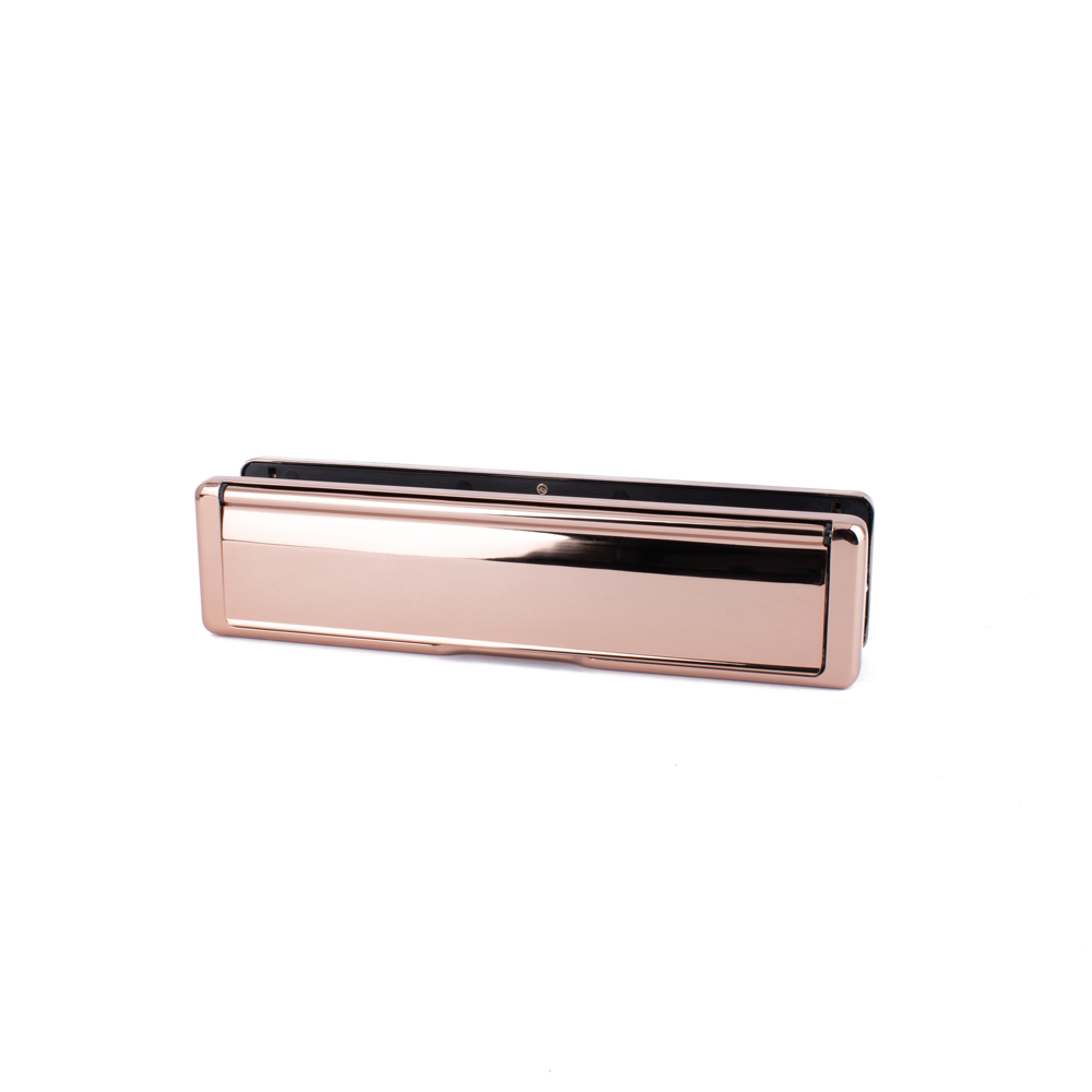 Timber Series 40-80 Nu Mail Letterplate (76mm) - Rose Gold